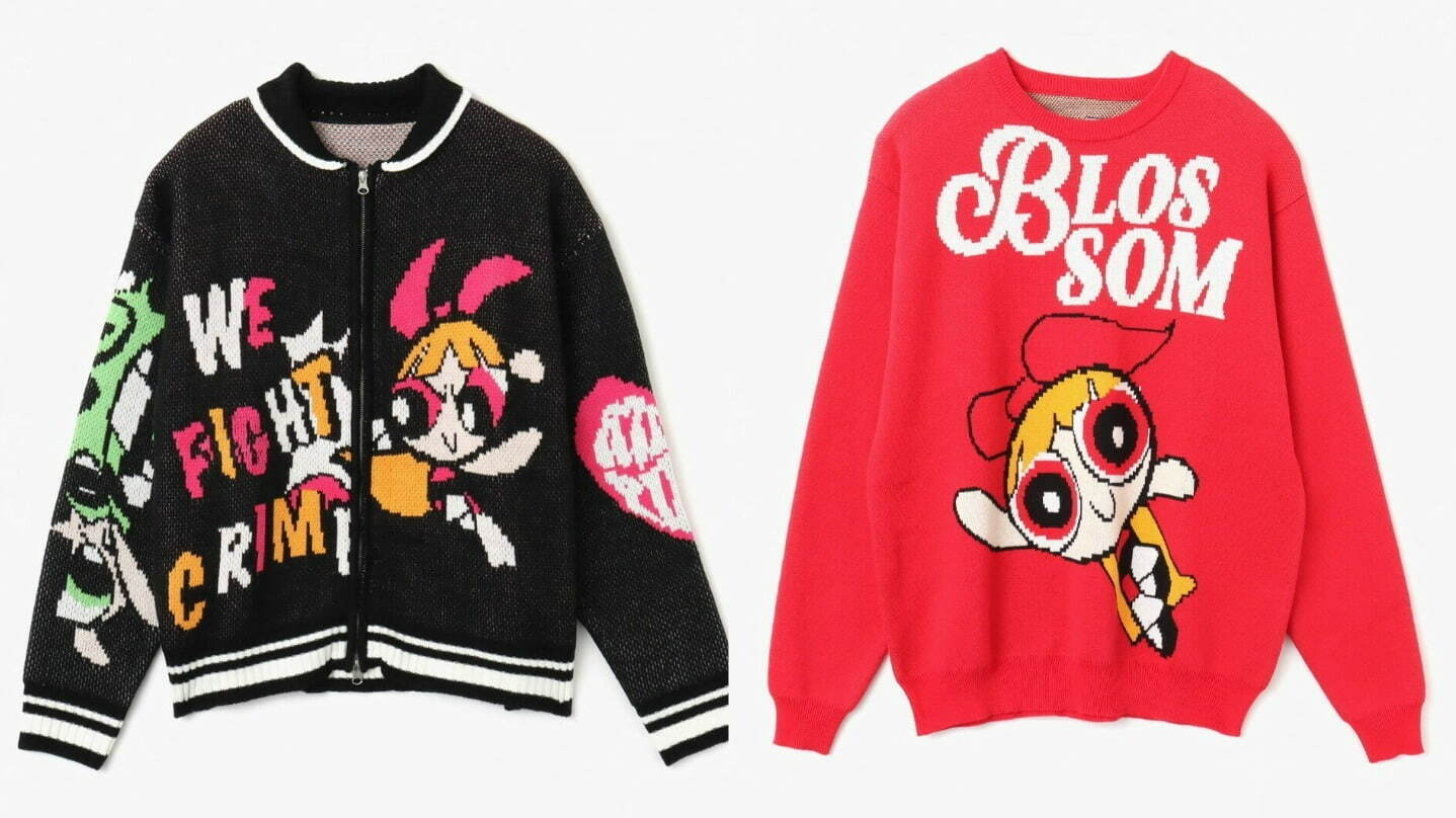 パワーパフ ガールズ」×アトモス ピンクのコラボウェア、ブロッサムや