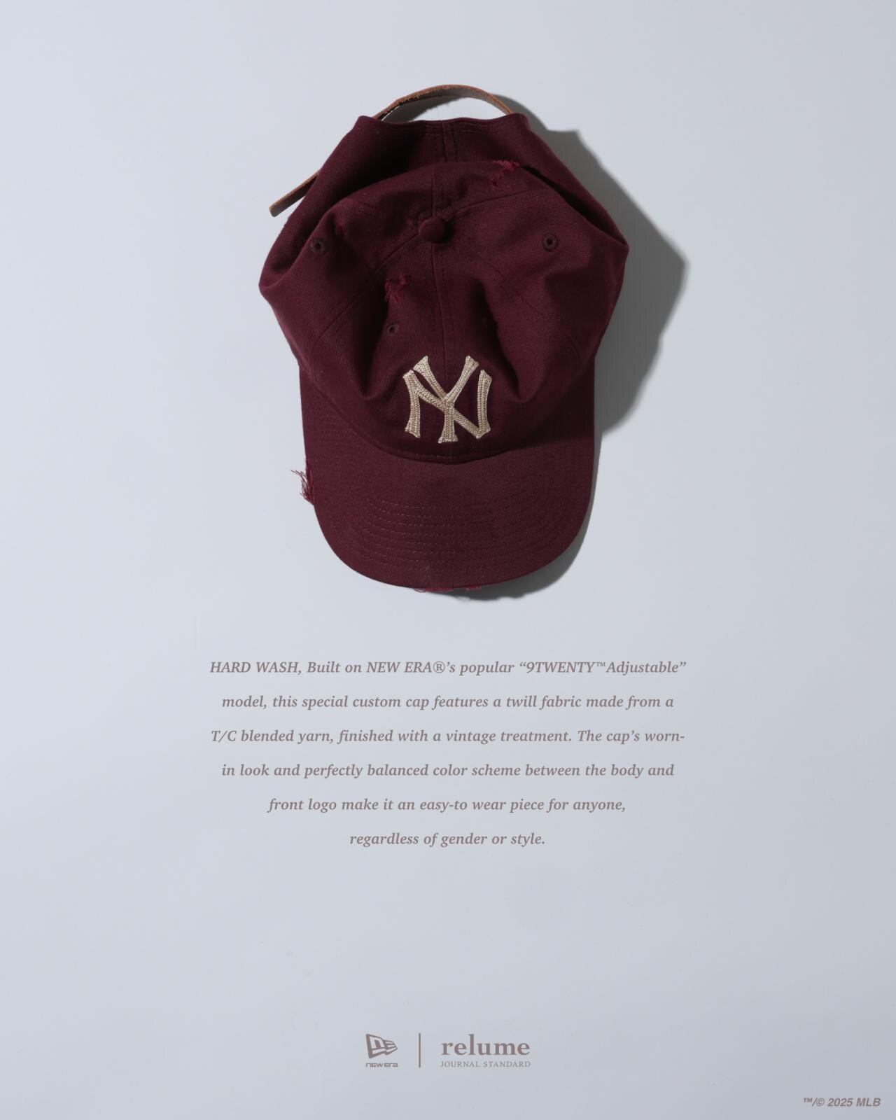 ニューエラ“ヴィンテージ風”「9THIRTY」キャップ、ジャーナル