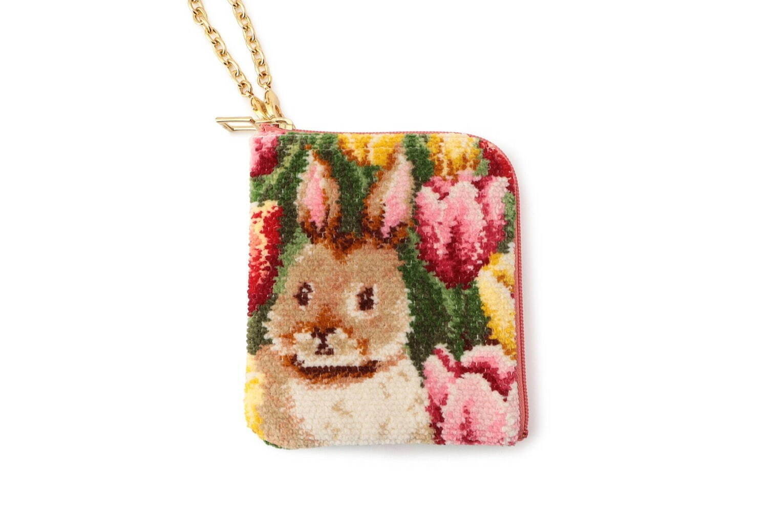 フェイラー×コスメキッチン限定ハンカチ、“満開のチューリップ畑