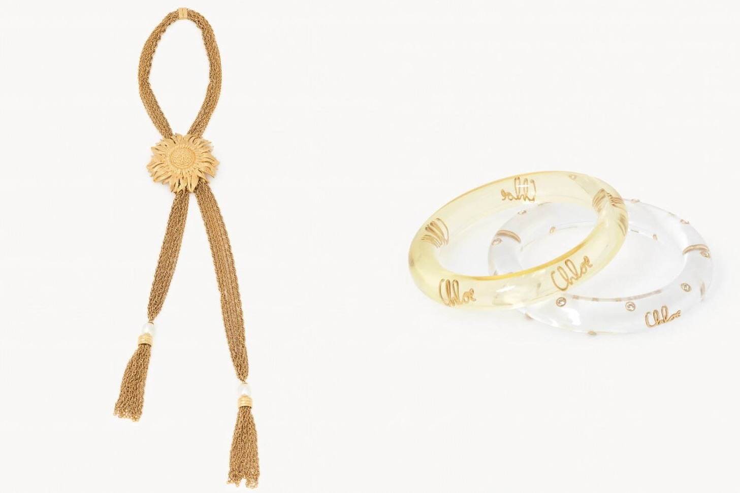 クロエ25年夏ジュエリー、“ひまわり咲く”ネックレス＆クリスタル煌めく