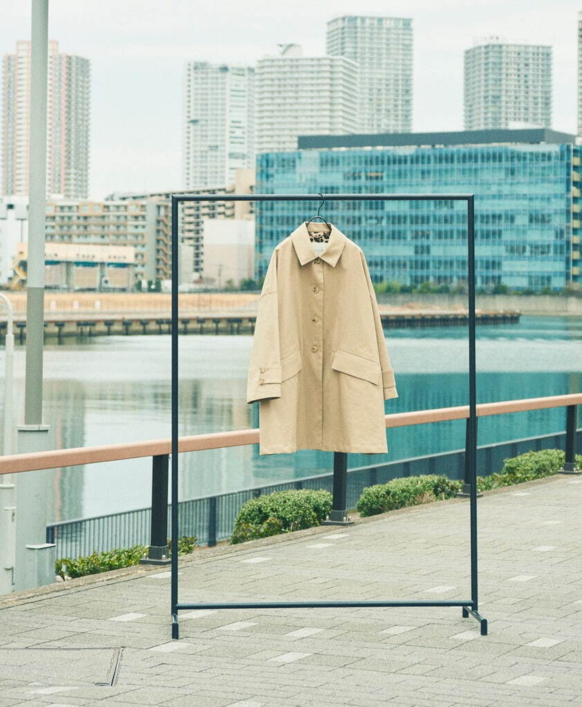 マッキントッシュのトゥモローランド別注“ハンビー”コート、レオパード