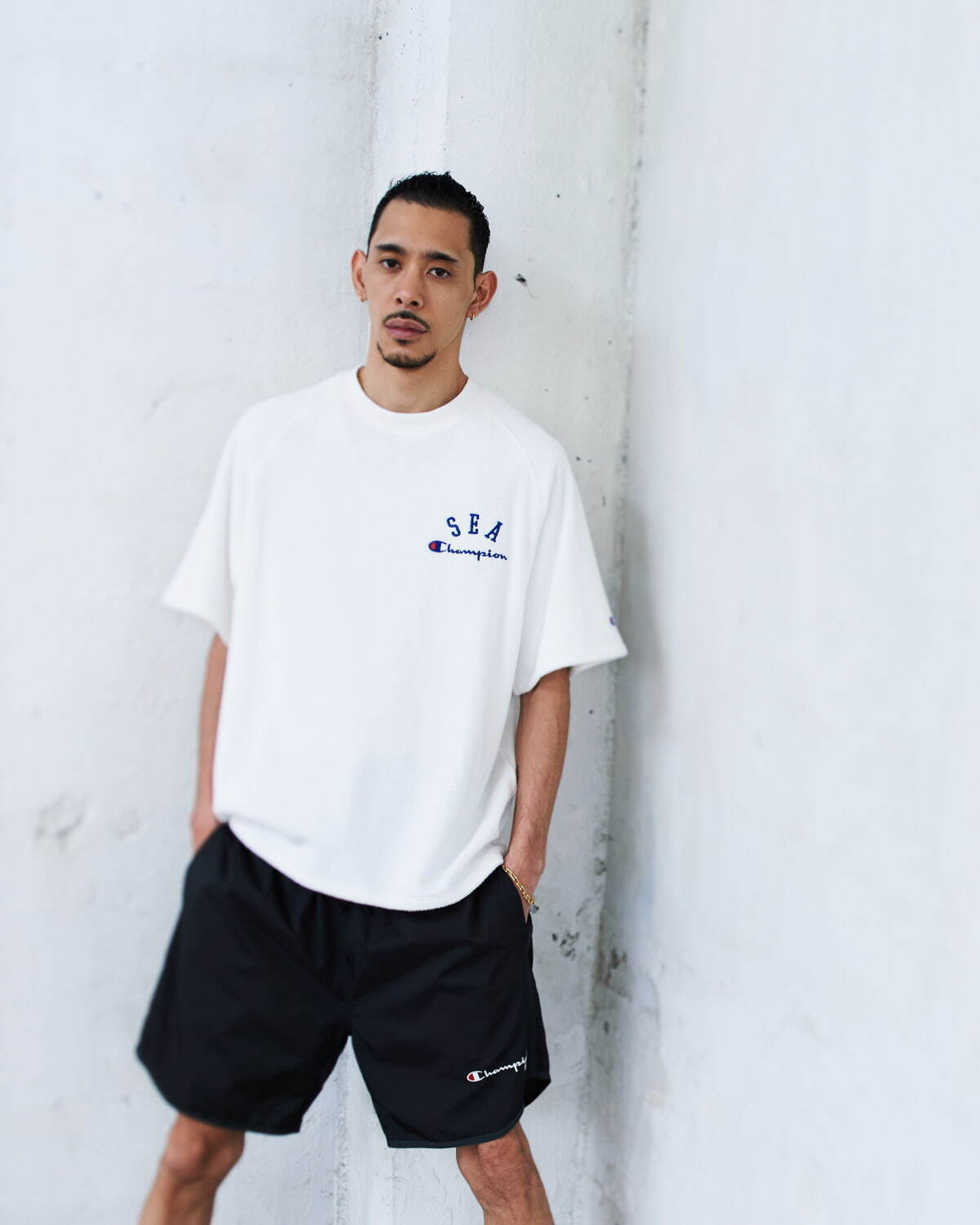 チャンピオン × ウィンダンシー「リバース ウィーブ」スウェットの半袖