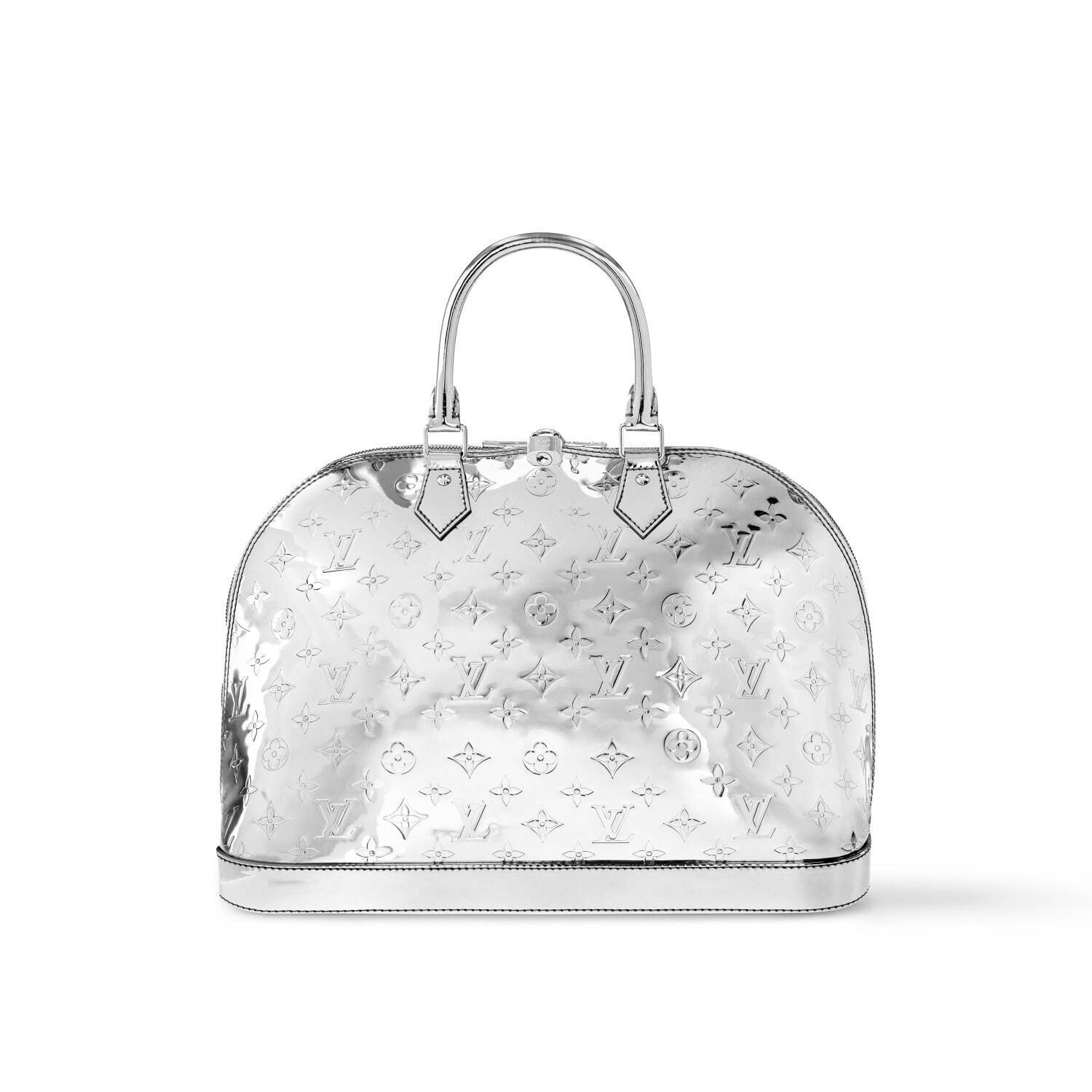 ルイ・ヴィトン“メタリックシルバー”きらめくハート型の財布や三日月型