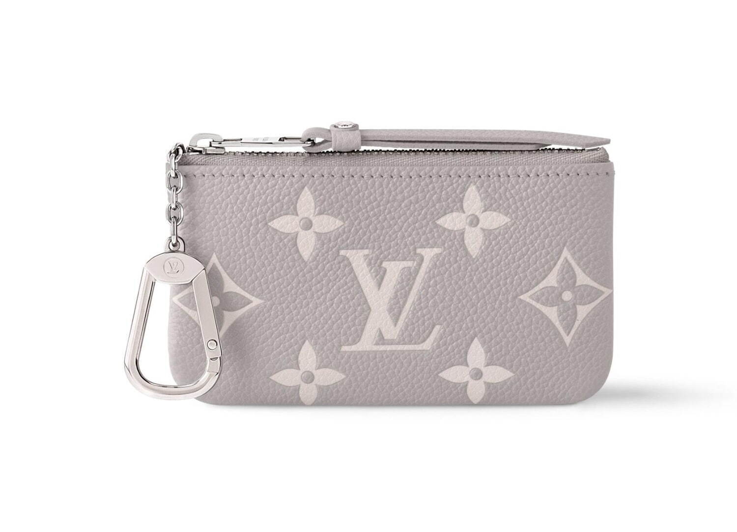 ルイ・ヴィトン25年春夏レザーグッズ、淡いピンクのモノグラム柄財布