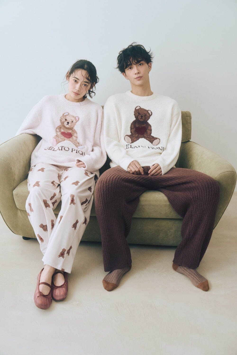 ジェラート ピケ25年バレンタイン、“ベア＆ハート”のふんわりルーム