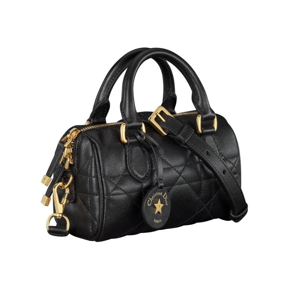 ディオール24年秋冬“ラッキースター＆パドロック”付きボストンバッグ