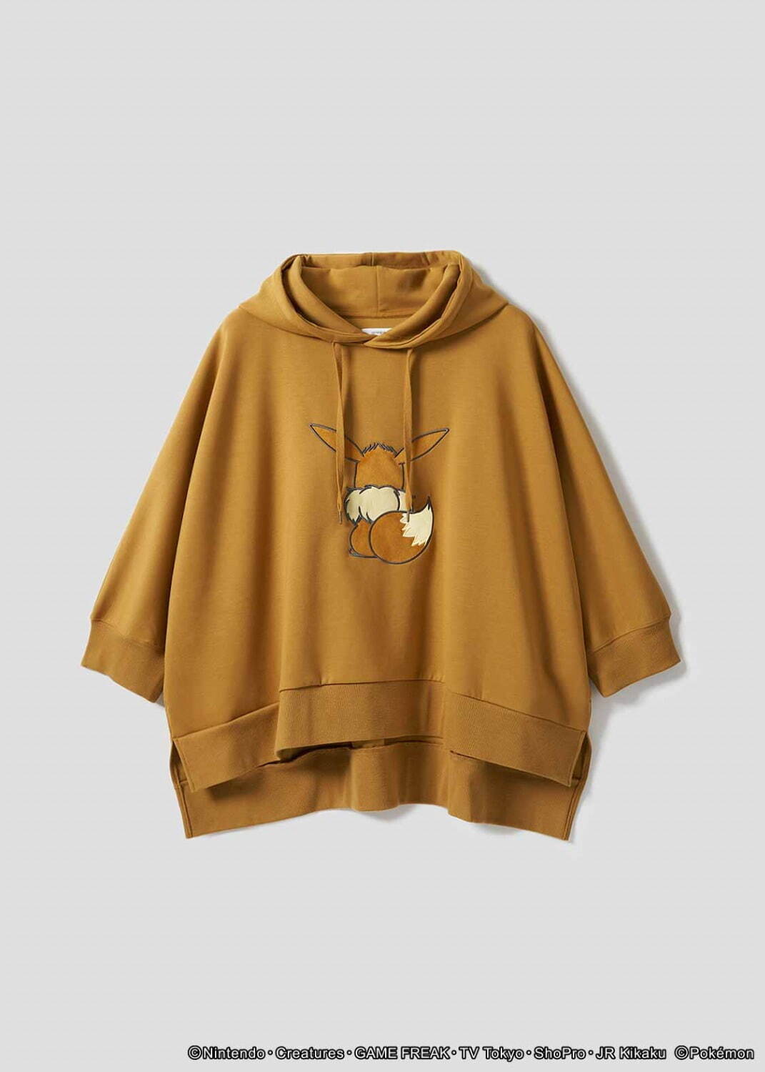 写真3/24｜グラニフ×ポケモンの新作、イーブイのポンチョ型パーカーや