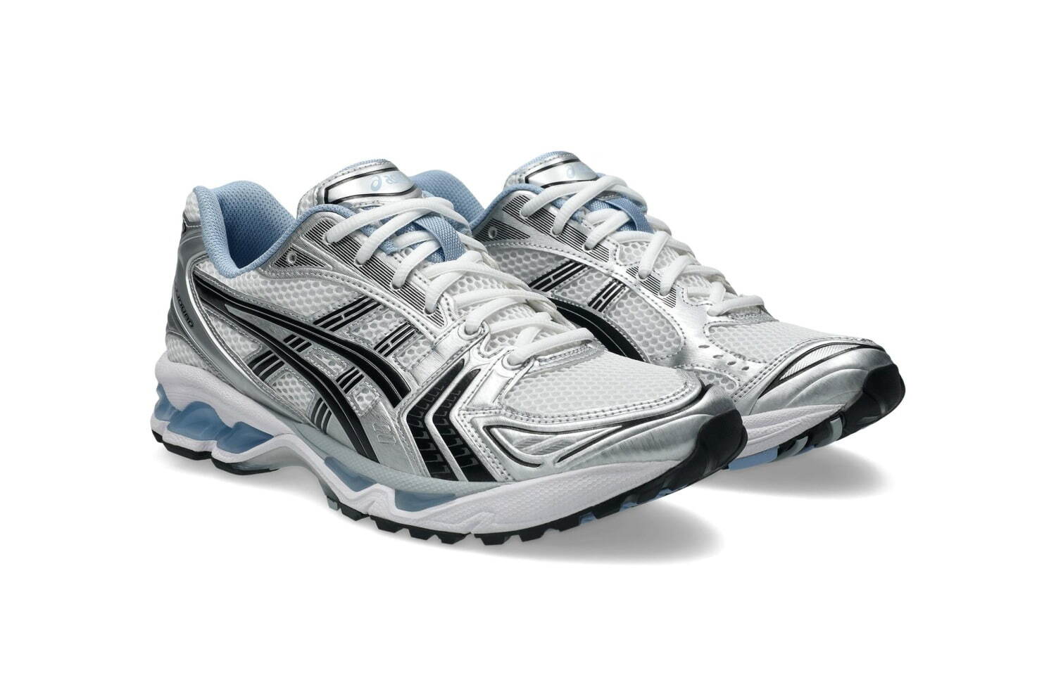 アシックス×ジョウンド「ゲルカヤノ 14」スニーカー、イエロー＆ブルー