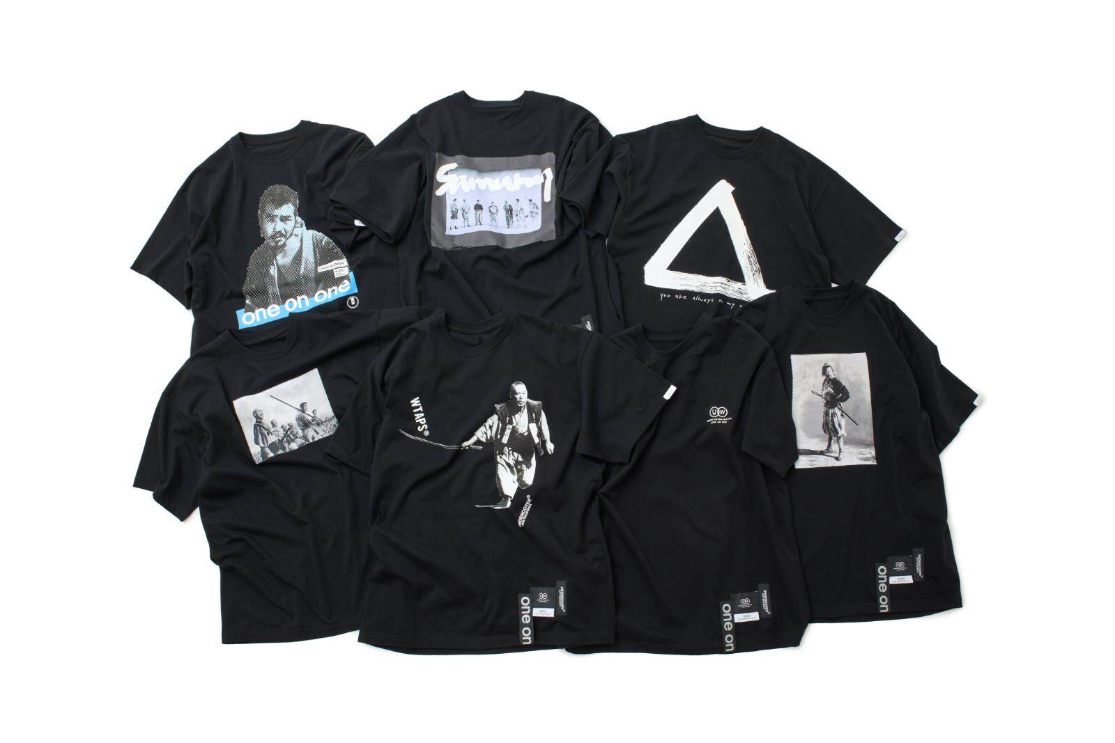 アンダーカバー×ダブルタップス、黒澤明の名作映画『七人の侍』Tシャツ