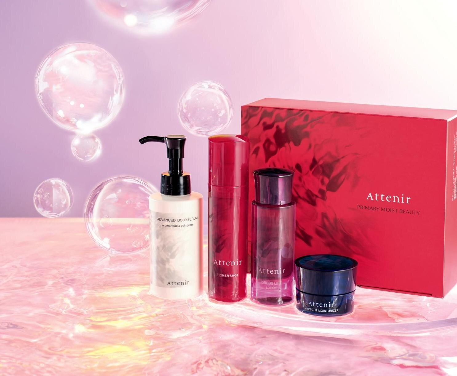 アテニア25年冬コフレ、ハリツヤ肌特化の美容液やマスクなど“うるおい