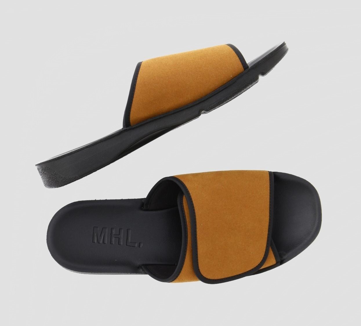 ムーンスター「スクール サンダル」MHL.限定モデル、ブラウン“ベルクロ