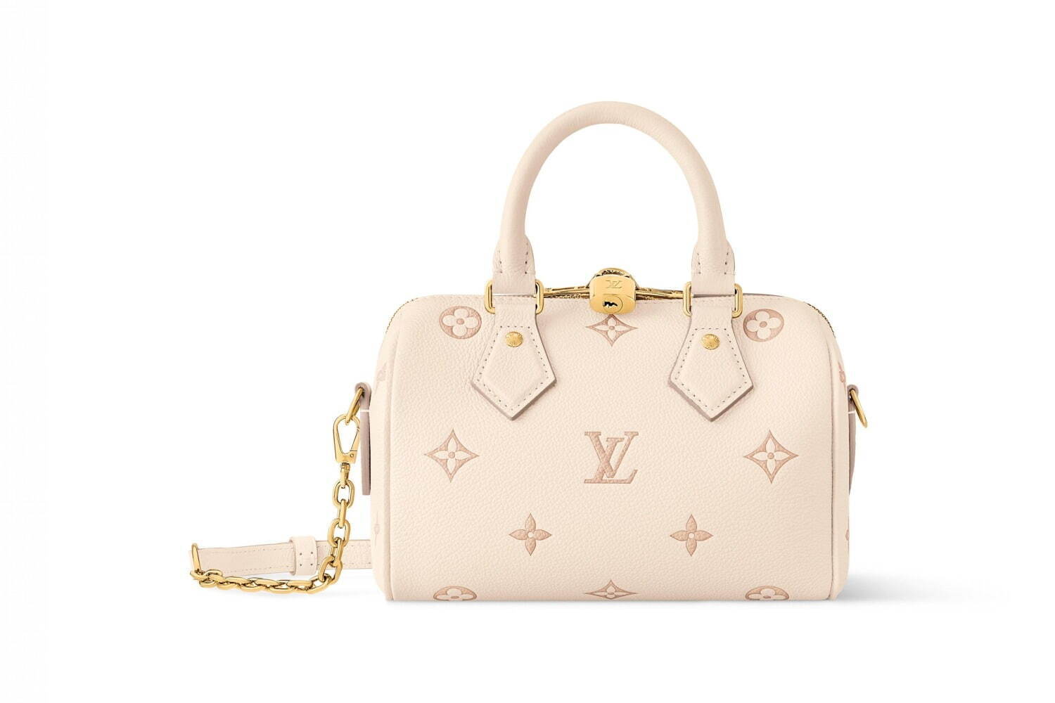ルイ・ヴィトン“ベージュバイカラー”のモノグラムバッグ＆財布
