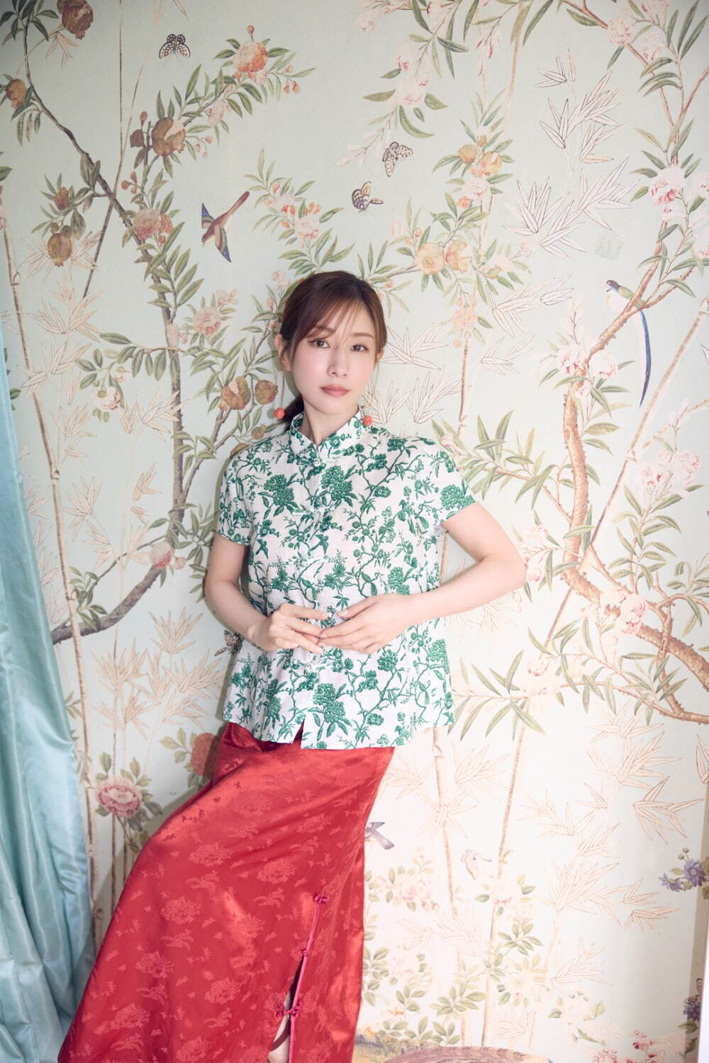 写真24/26｜ケイタマルヤマ 「陶器小花柄」の浴衣やチャイナシャツ