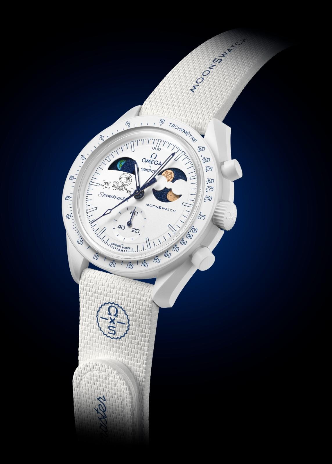 オメガ×スウォッチ“オールホワイト”腕時計「ムーンスウォッチ」宇宙