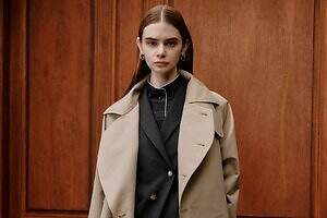 MARKAWARE (マーカウェア)｜TRENCH COAT KHAKI -ORGANIC WOOL SURVIVAL