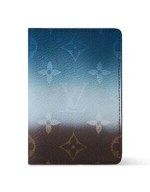 ルイ・ヴィトン“鮮やかグラデーション”のバッグ＆ミニ財布、ブルーor