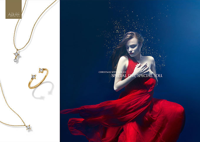 アーカーからクリスマス限定＆新作コレクション - 満天の星空・赤い