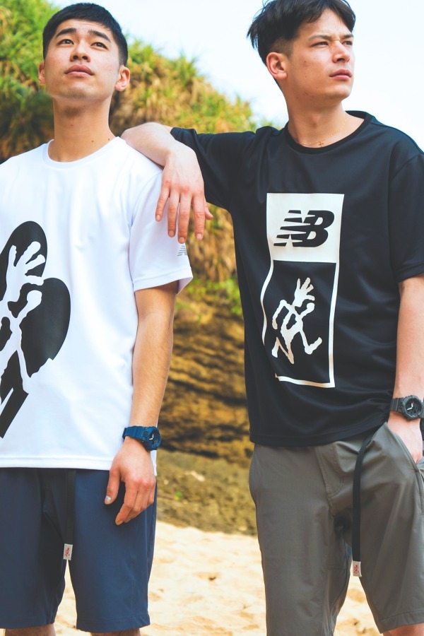 ニューバランスとコラボで、グラミチの人気パンツがモダンに