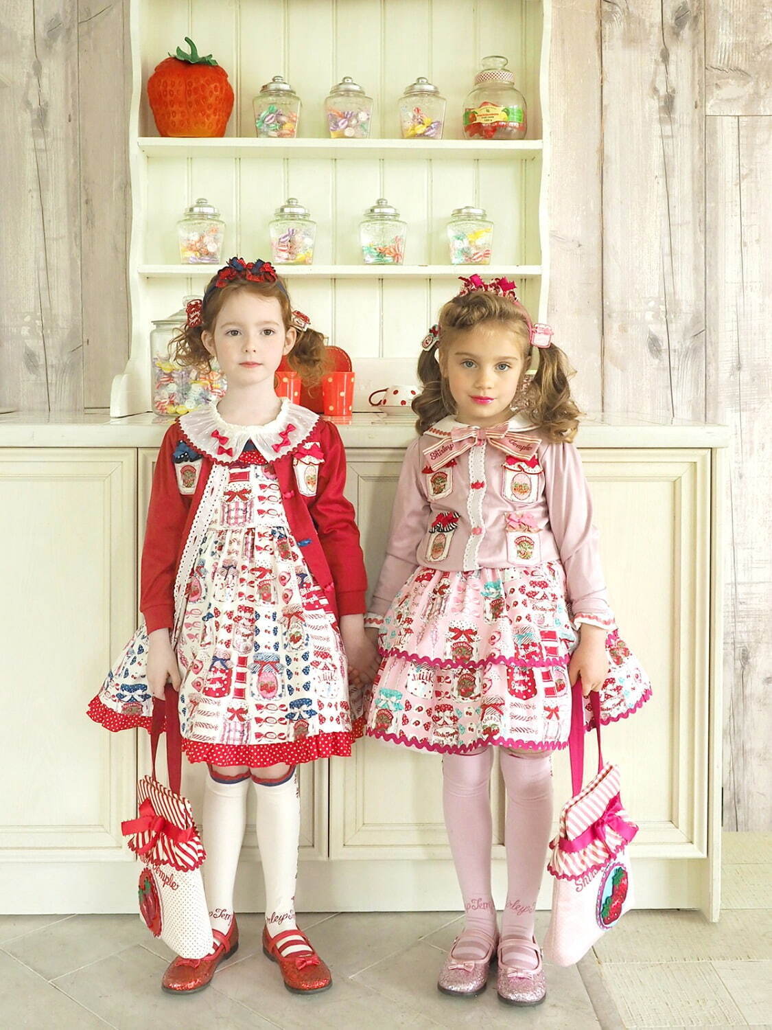 ONE o-02 シャーリーテンプル 赤リボンワンピース110 美品 PIECE