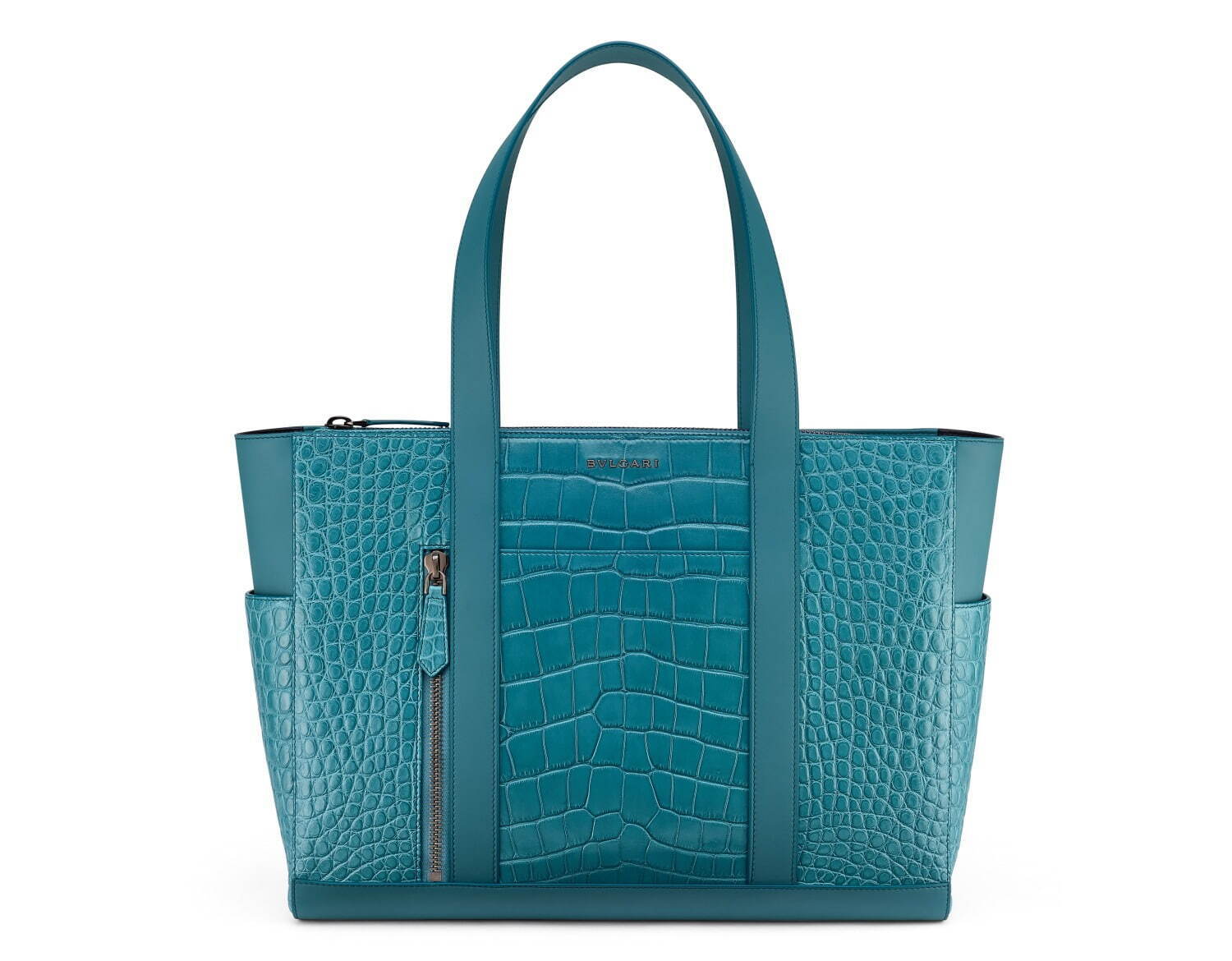 ブルガリ ビジネスバッグ ブルガリマン ネイビー 極上サフィアーノ