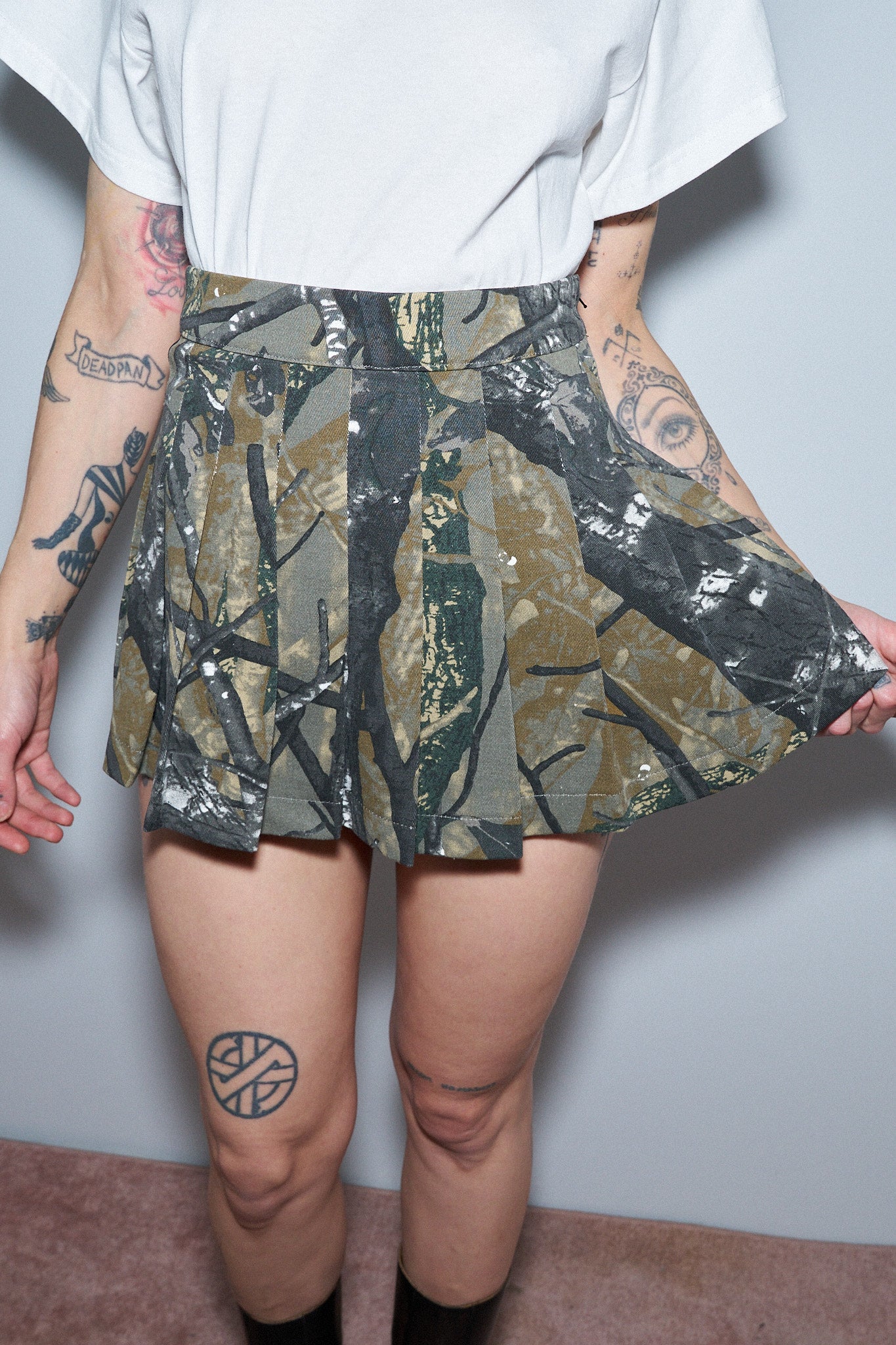 Forest Camo Pleated Micro Mini Skirt – Fashion Brand Company
