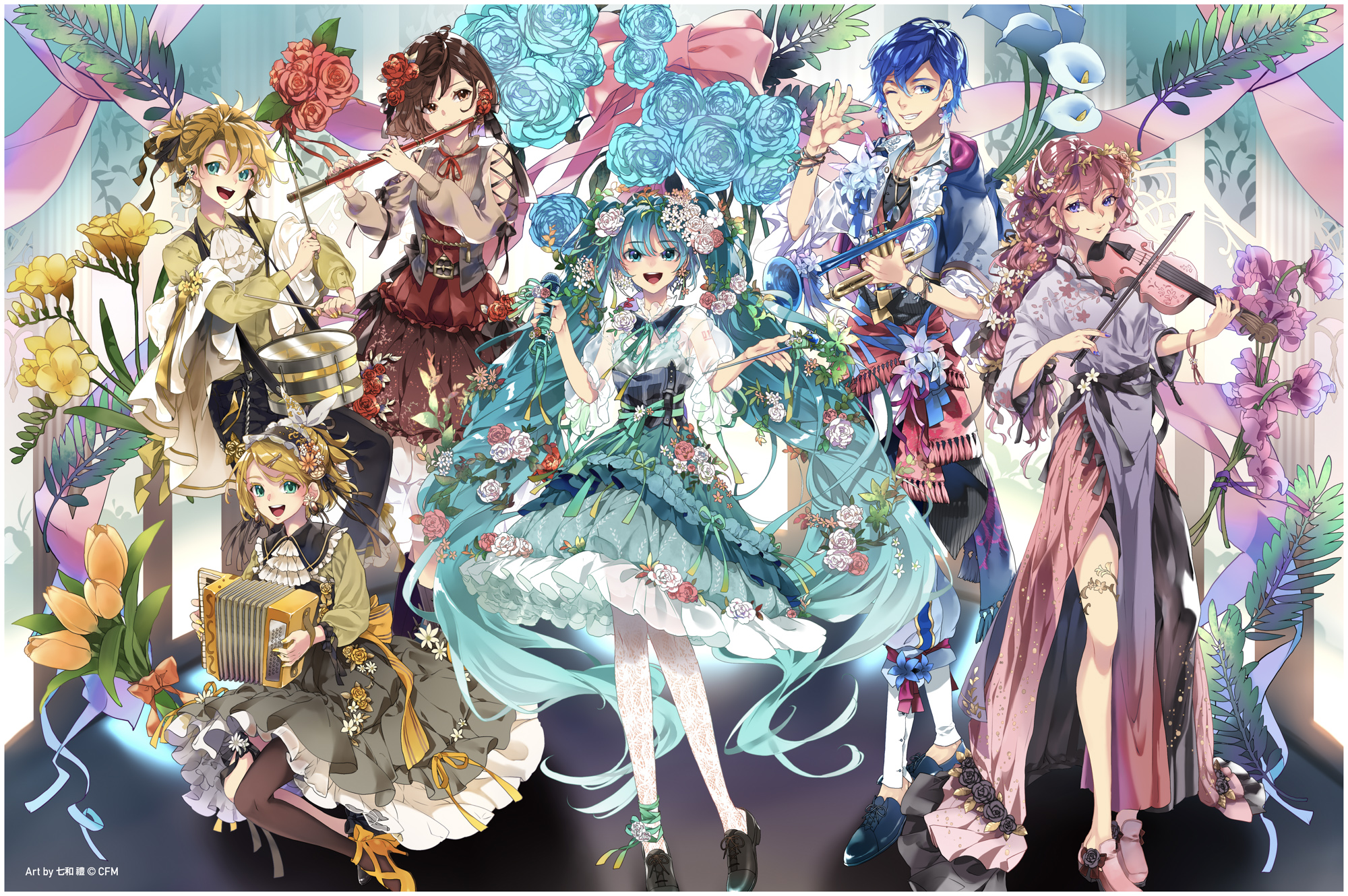 初音ミクの生誕イベントが伊勢丹新宿店で開催、カシラやマンガート