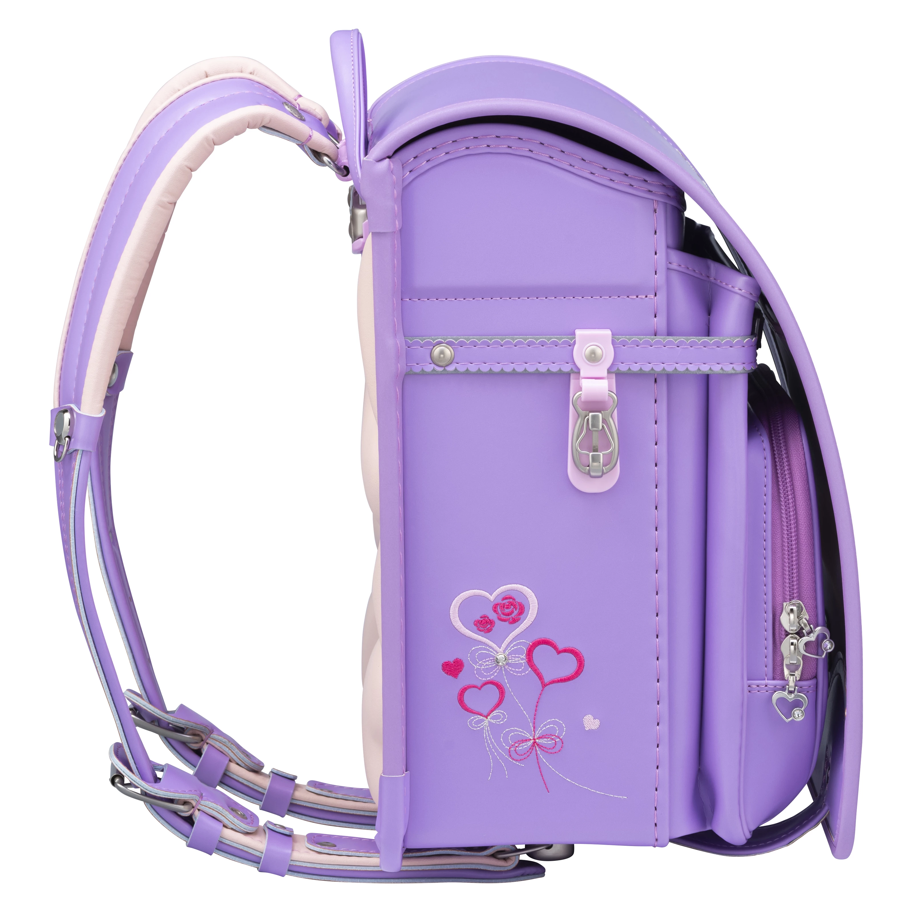 ロイヤルローズ／安ピカッ／楽ッション フィットちゃんランドセル 2027