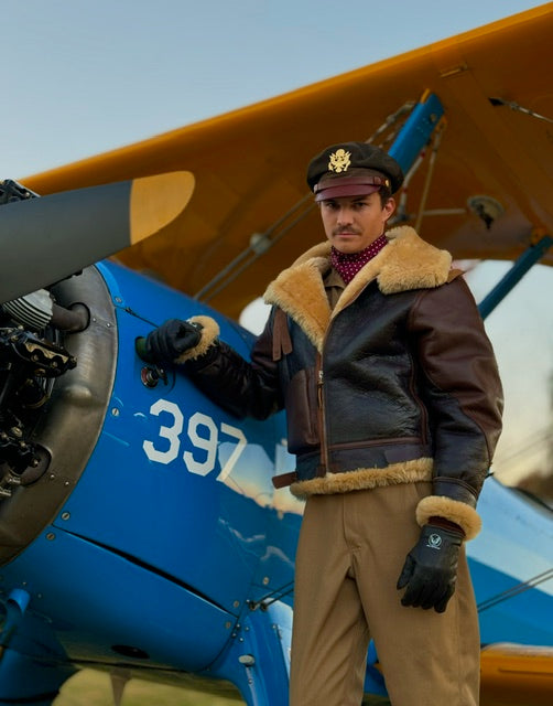 FiveStar Leather Repro USAAF Type B-3 Bomber Aviator Pilot Seal