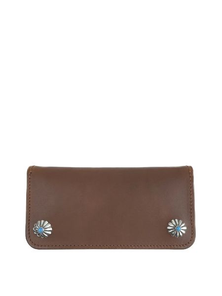 LARRY SMITH / Truckers Wallet Custom Turquoise Shell Concha