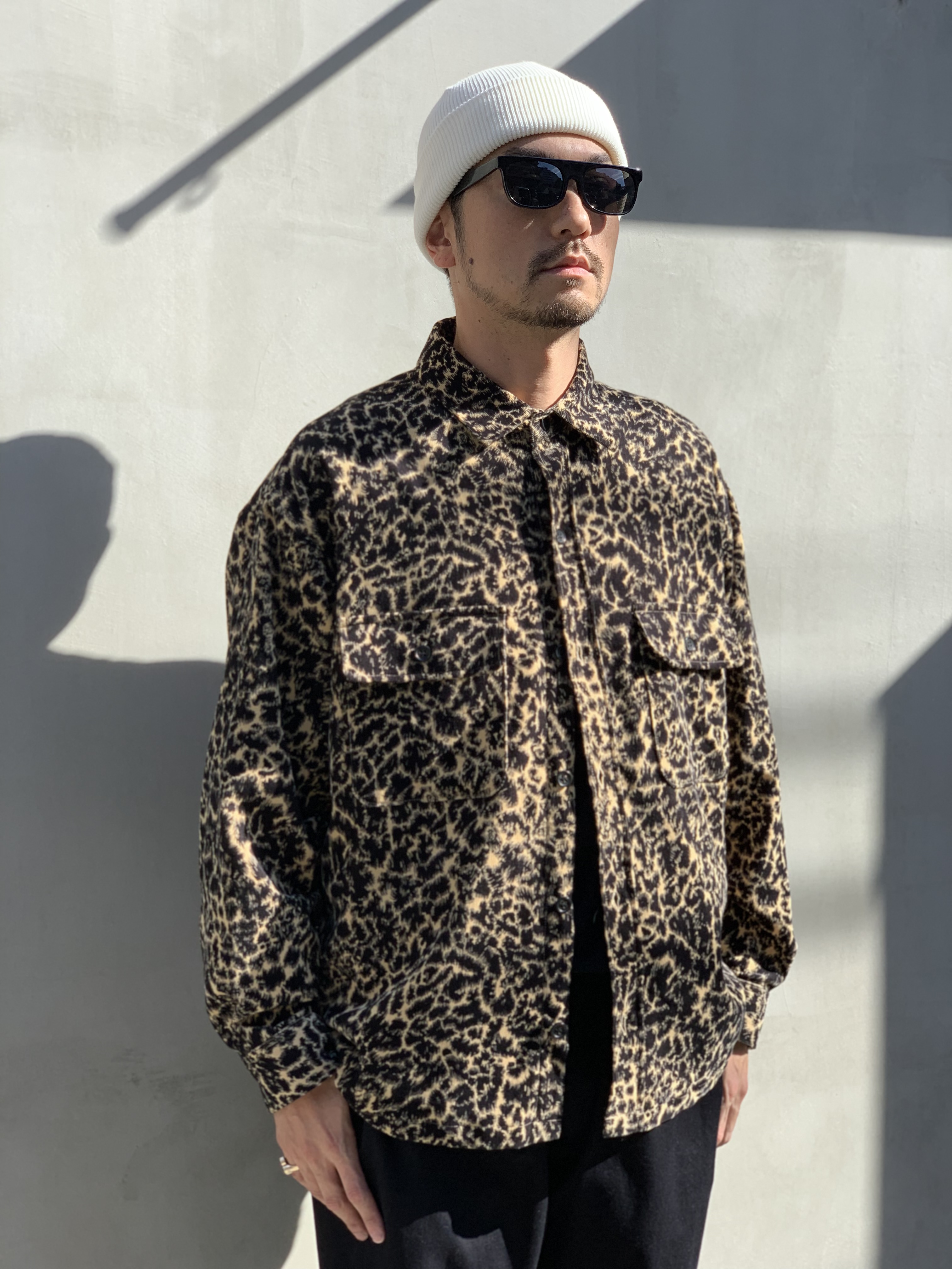 COOTIE クーティ 通販 Corduroy Leopard CPO Jacket