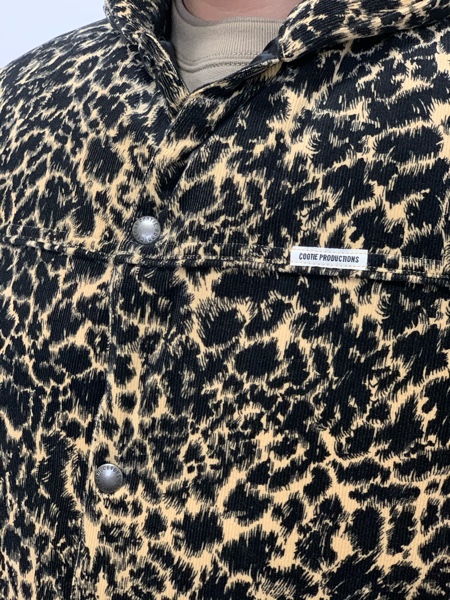 Cootie Productions ヒョウ柄ダウンベスト M COOTIE / Corduroy