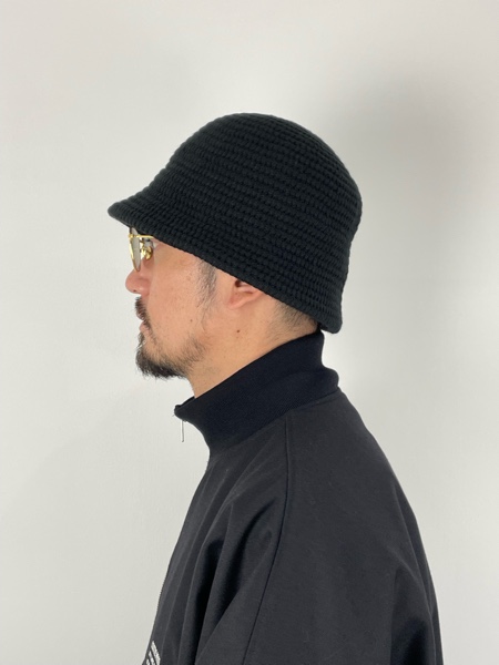 COOTIE / Knit Crusher Hat -Black-