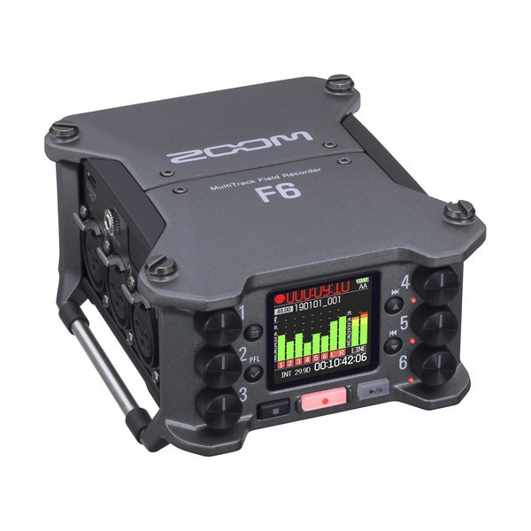 Zoom F6 6-Input/14-Track Multi-Track Field Recorder ZF6 - Filmtools