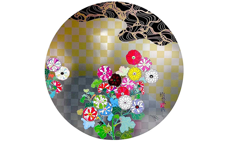 フラワーボールカラフル、ミラクルスパークル』村上隆／Takashi