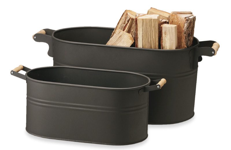 オーバルウッドストッカー（大）｜製品を見る｜薪⽕の総合商社