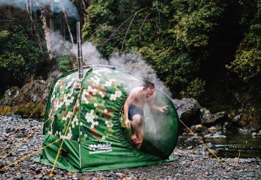 モバイルサウナ MB10A｜製品を見る｜薪⽕の総合商社 ファイヤーサイド