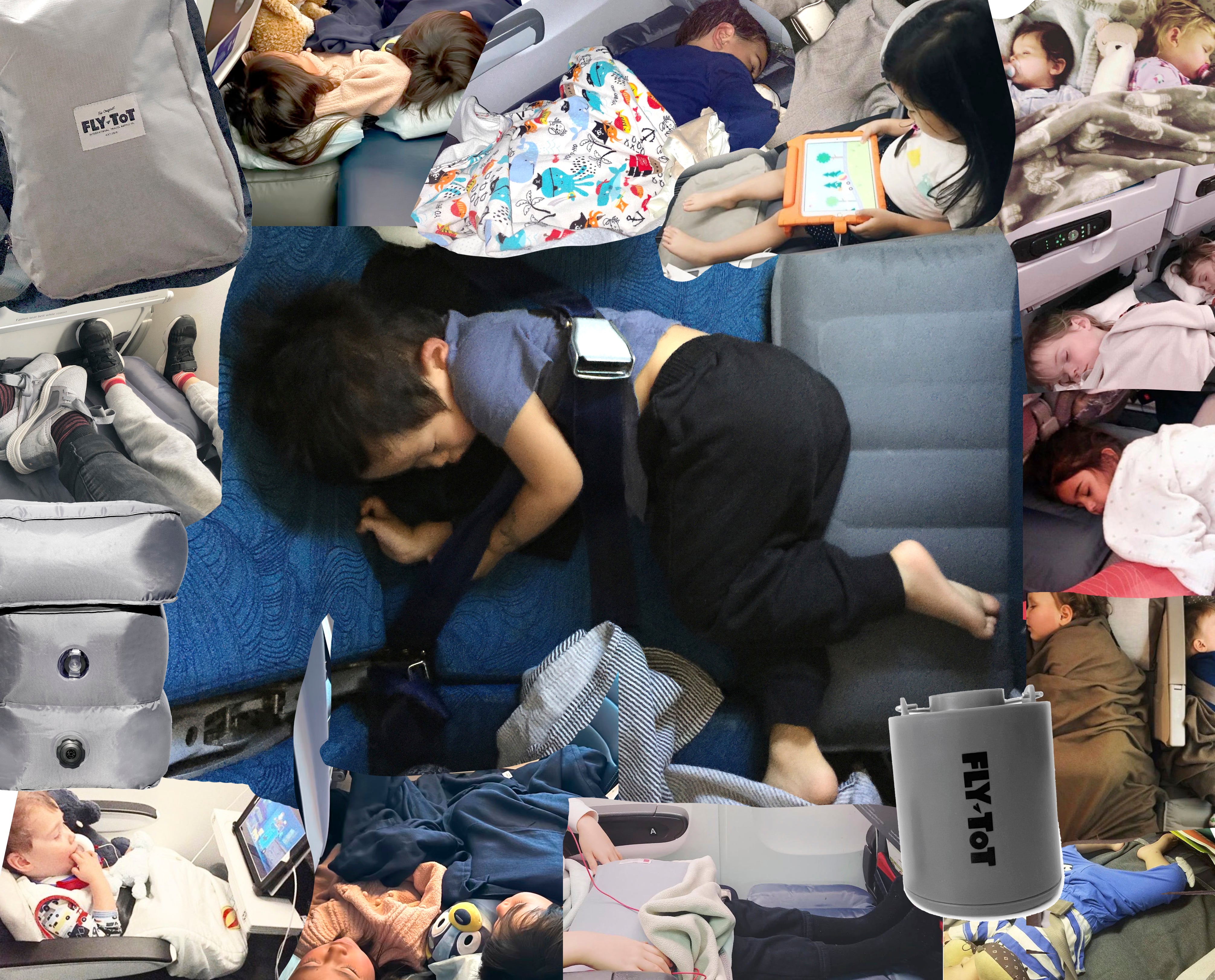 Fly-Tot: Inflatable airplane cushion – Fly Tot