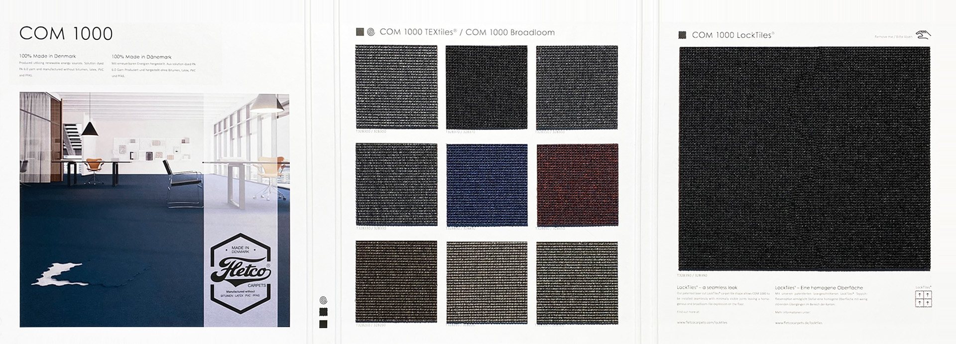 Fletco Carpets A/S - COM 1000 LockTiles®