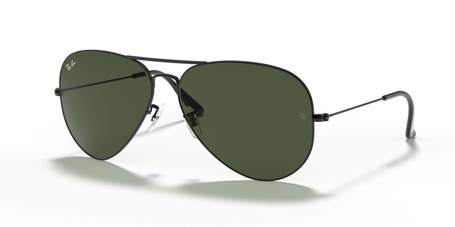 Ray-Ban RB3026 - Large Metal II Aviator Sunglasses | FramesDirect.com