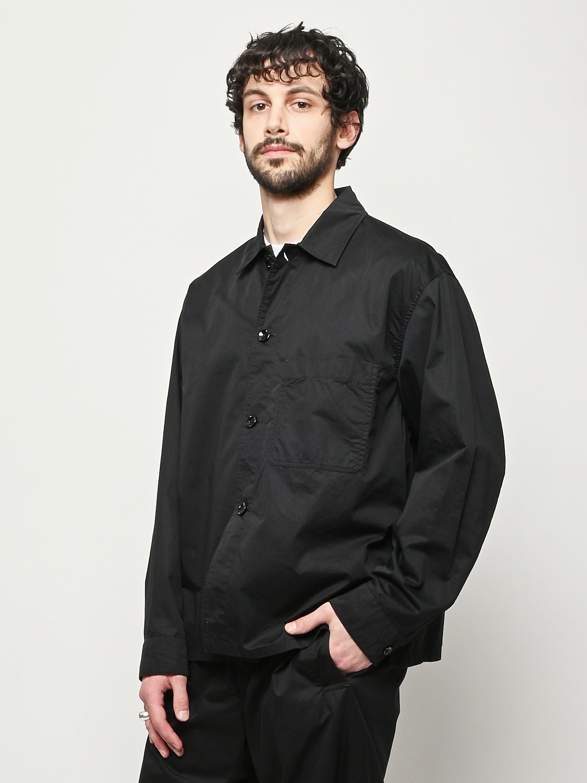 Lemaire - Black Pyjama Shirt – Frances May