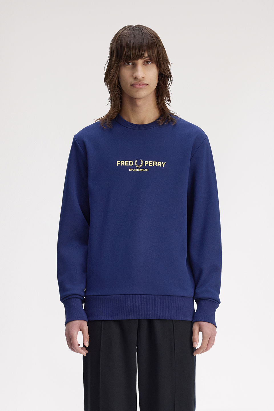 Fred Perry Sportswear Sweatshirt(M 143：FRENCH NAVY): | FRED PERRY