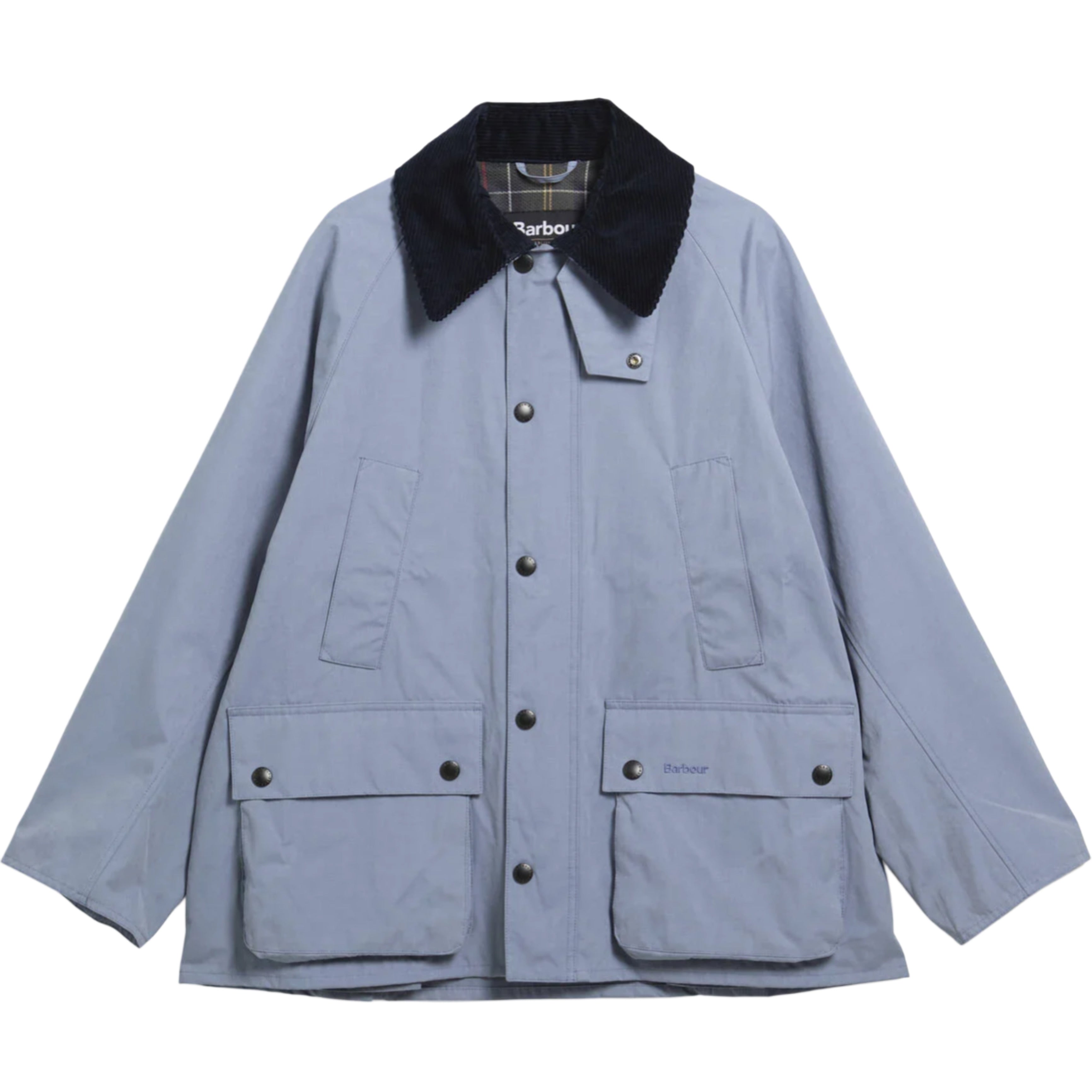 BARBOUR Os Peached Bedale Casual Jacket Outerwear Washed Blue