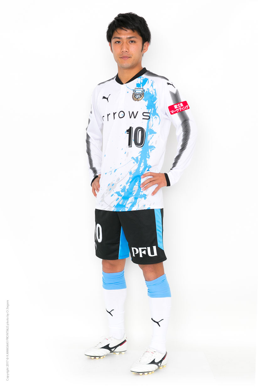 MF10／大島僚太選手 | 選手・スタッフプロフィール2017 : KAWASAKI