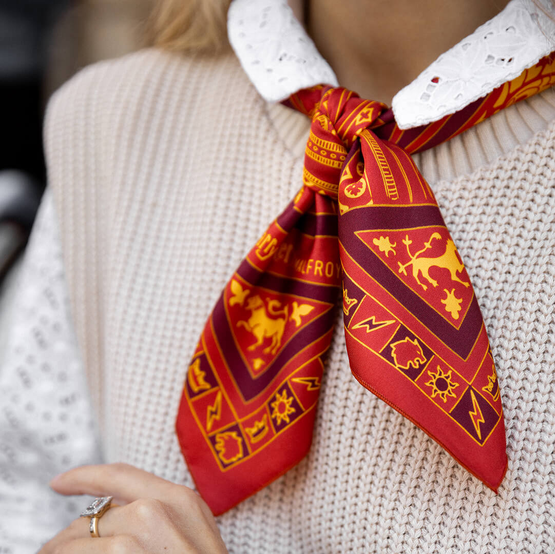 MALFROY シルクスカーフ 67×67cm ：ハリー・ポッター 5種