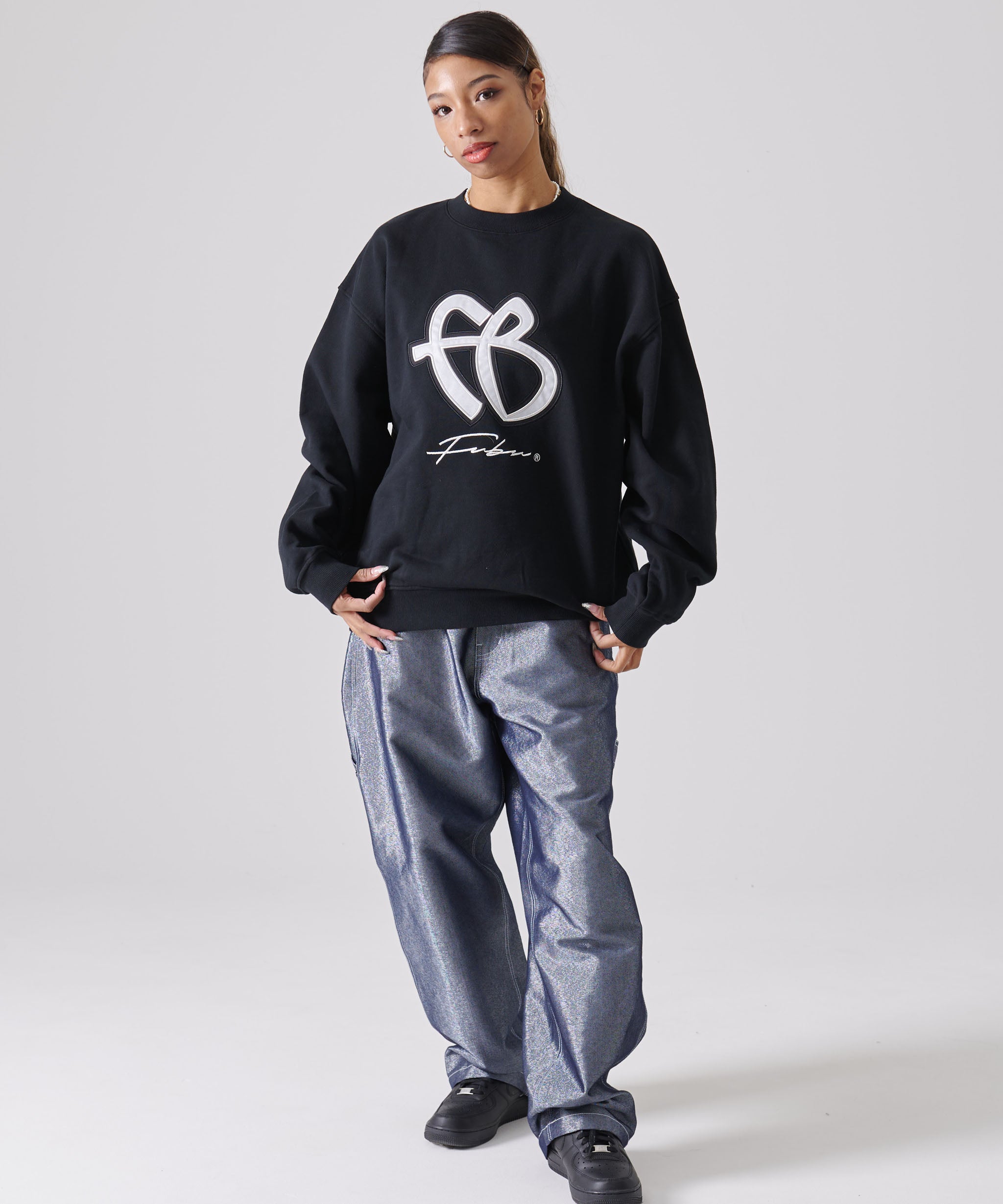 FUBU フブ トップス スウェット 裏毛 プルオーバー トレーナー。FUBUは