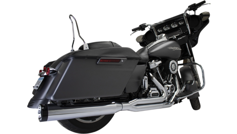 Khrome Werks Outlaw 2 Into 1 Exhaust - Chrome - Milwaukee-8 FLH