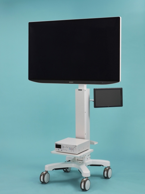 医療用カート・医療用ワゴン ディスプレイスタンドLCD-55 （手術室・内