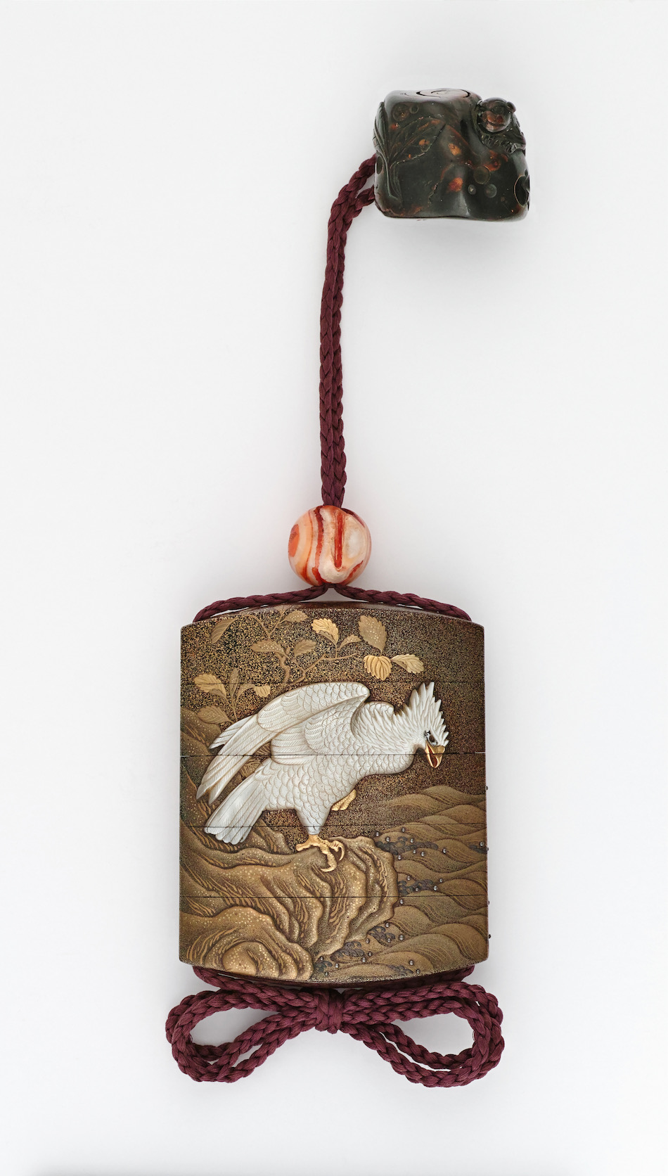 波鷲蒔絵螺鈿印籠 銘 桃壽（花押） | 高梨桃壽 | 収蔵品詳細 | 作品を