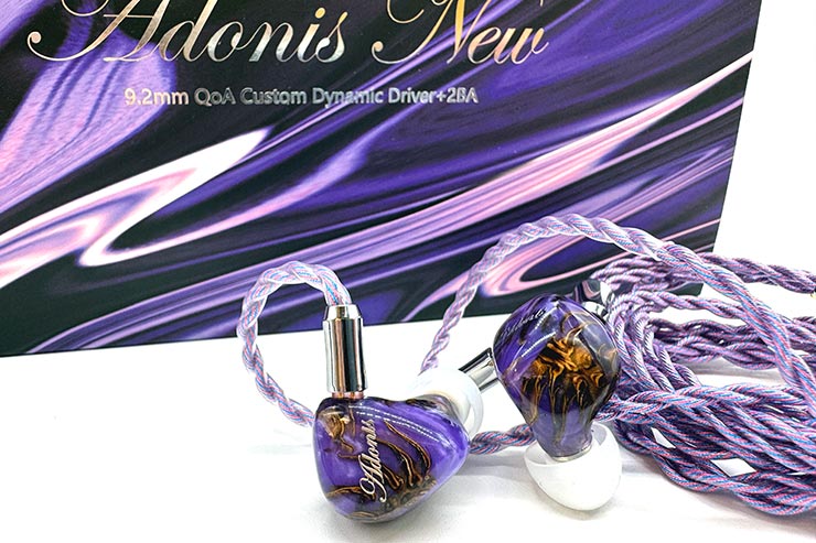 QoA Adonis New レビュー | 迫力・グルーヴ感が楽しめるイヤホン