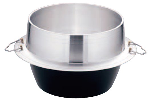 アルミ鋳物羽釜（カン付）/取手付きの通販-フクジネット